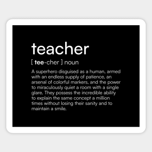 Teacher definition Magnet